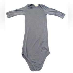 Angel Dear Bamboo Knotted Gown - BLUE. Size 0-3m.